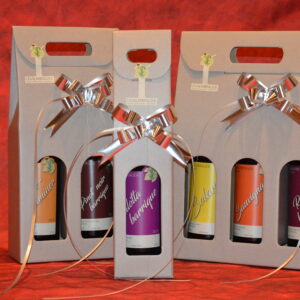 Weinkarton Silbergrau